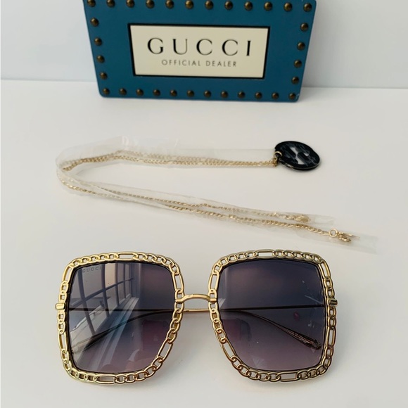 💯- New Authentic Gucci's GG1033S Oversized sunglasses - Picture 4 of 13